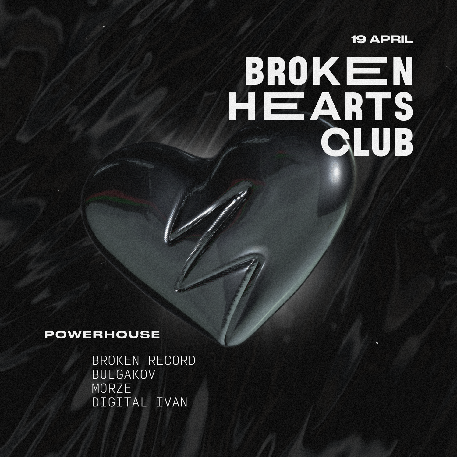 Broken Hearts Club - フライヤー表