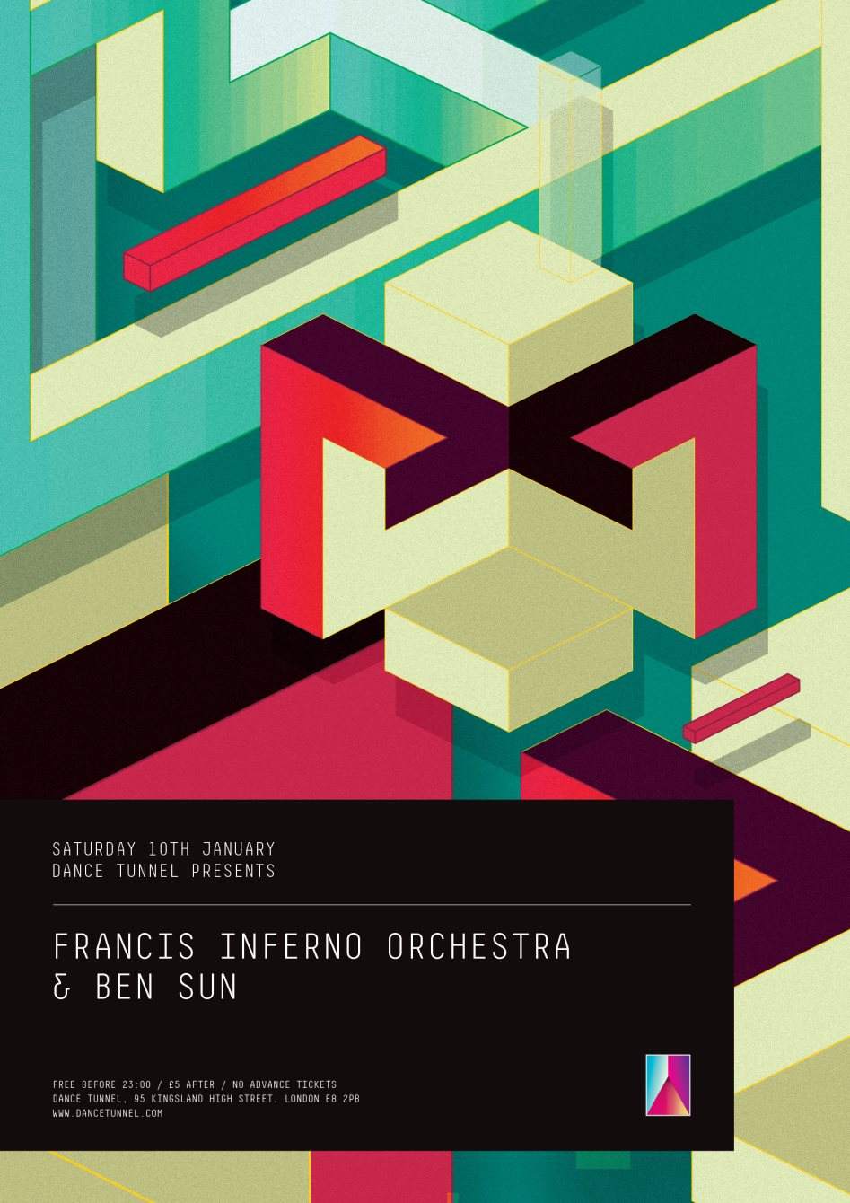 Francis Inferno Orchestra & Ben Sun - フライヤー表