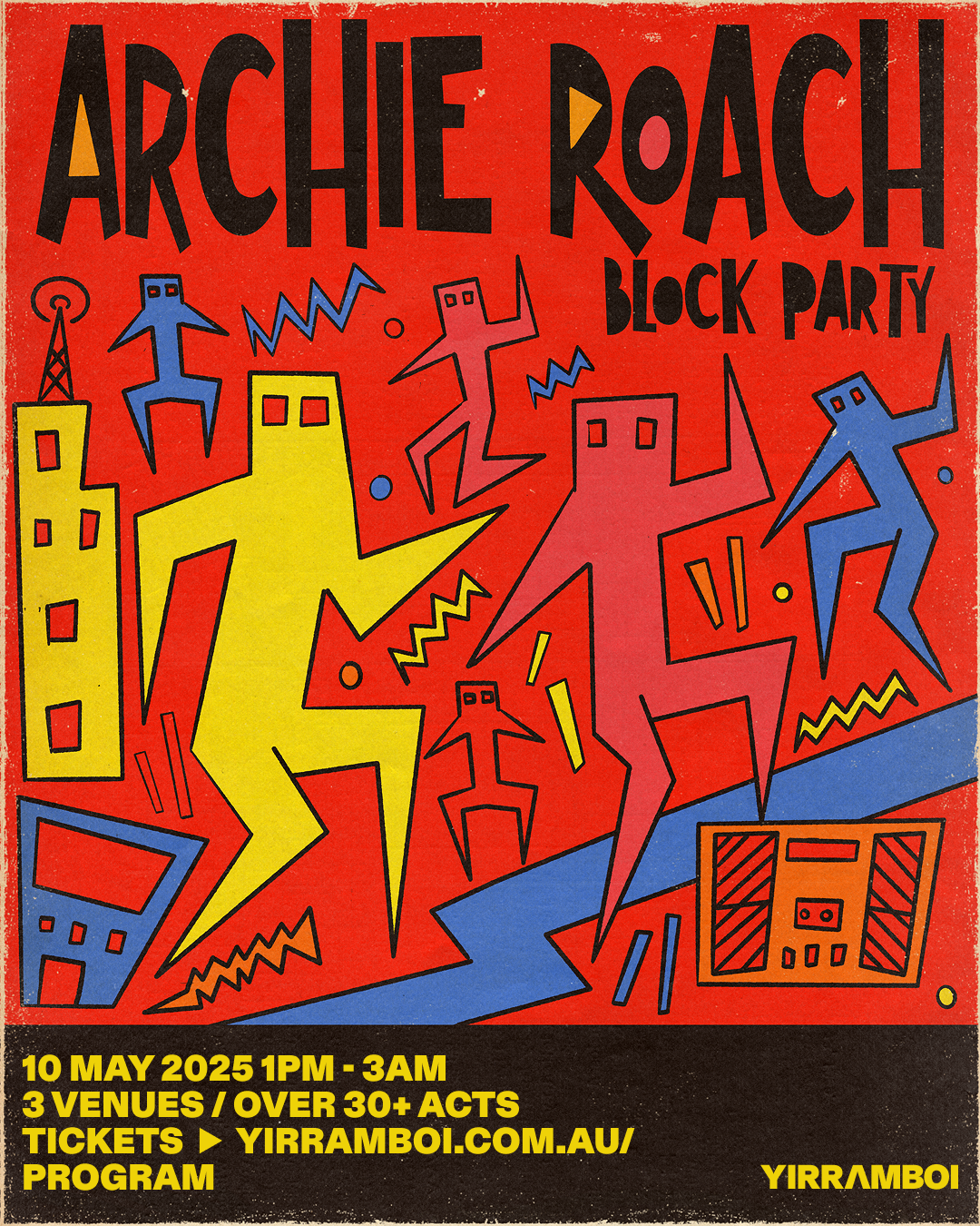 The Uncle Archie Roach Block Party at Golden Square Car Park, Melbourne