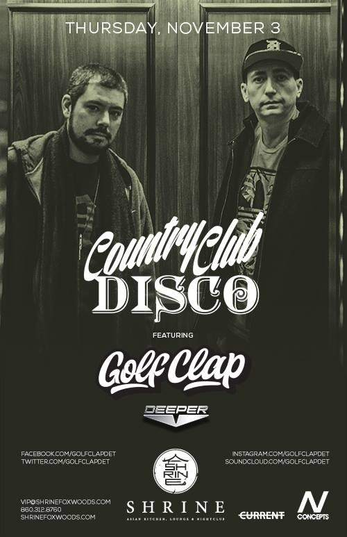 Country Club Disco with Golf Clap - Página frontal