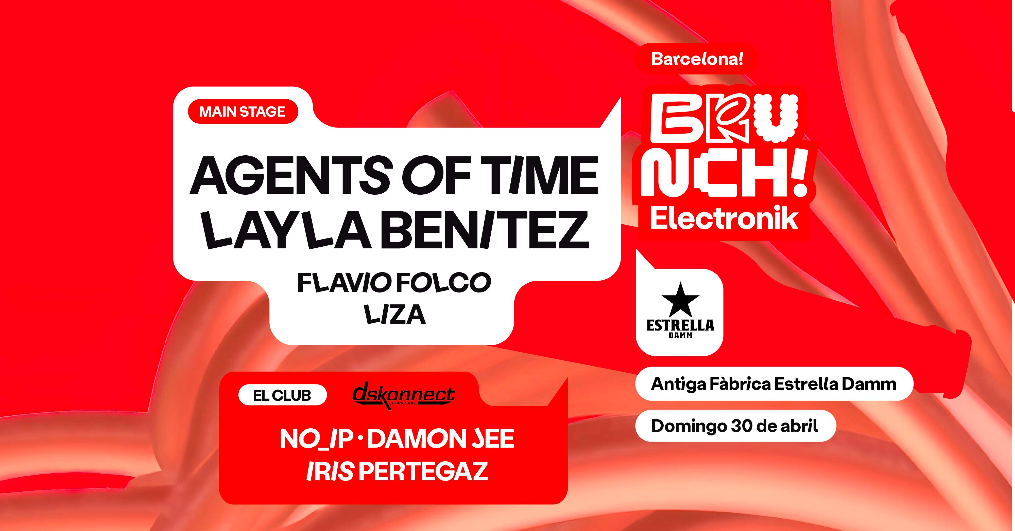 *SOLD OUT* Brunch Electronik #6: Agents Of Time, Layla Benitez y más - フライヤー裏
