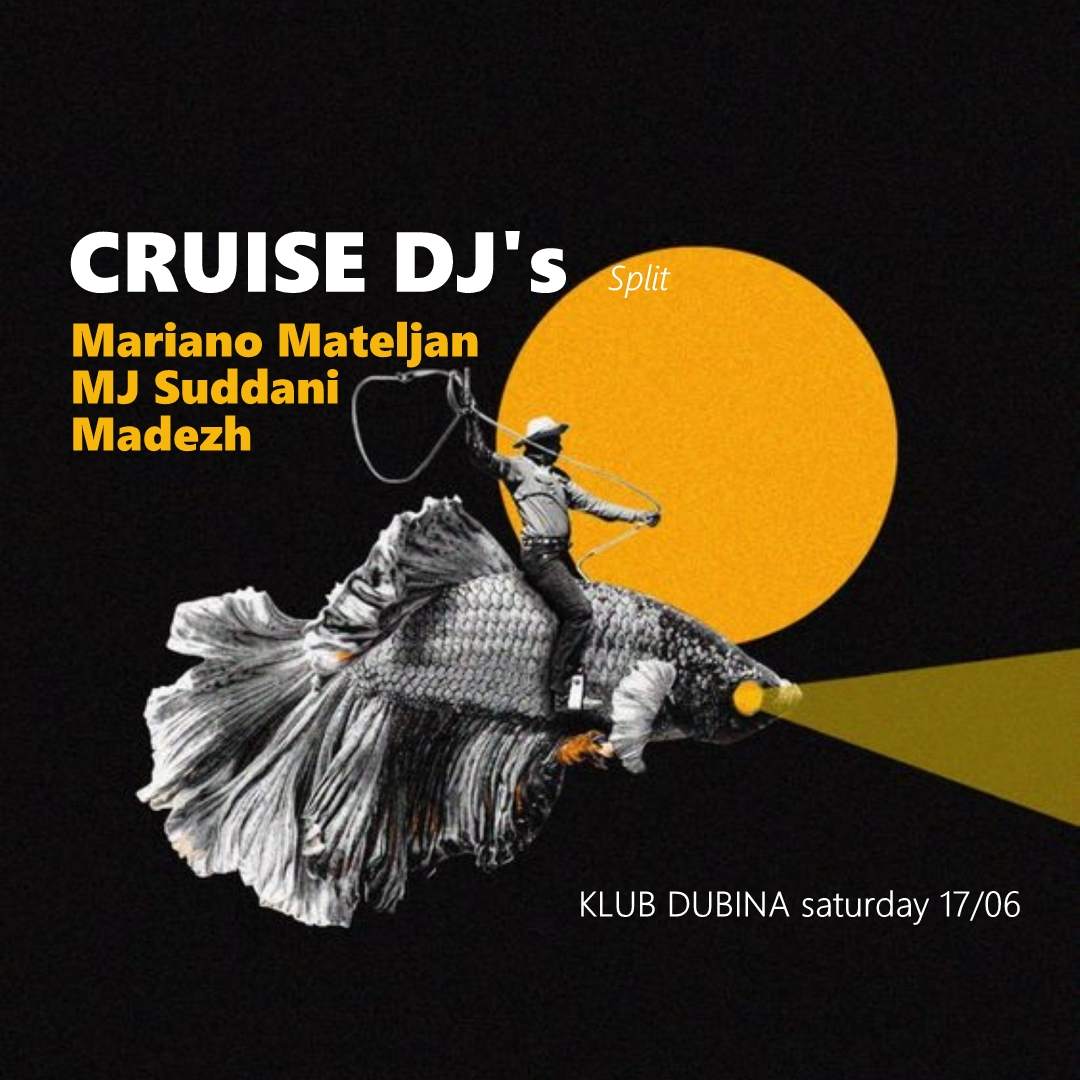 CRUISE DJ's / Dubina - フライヤー表