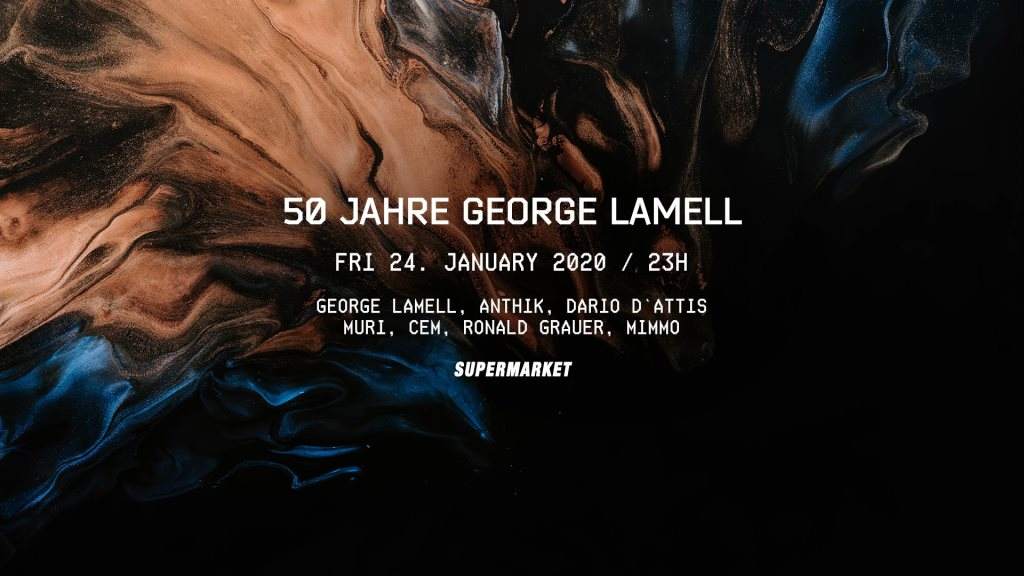 50 Jahre George Lamell - フライヤー表