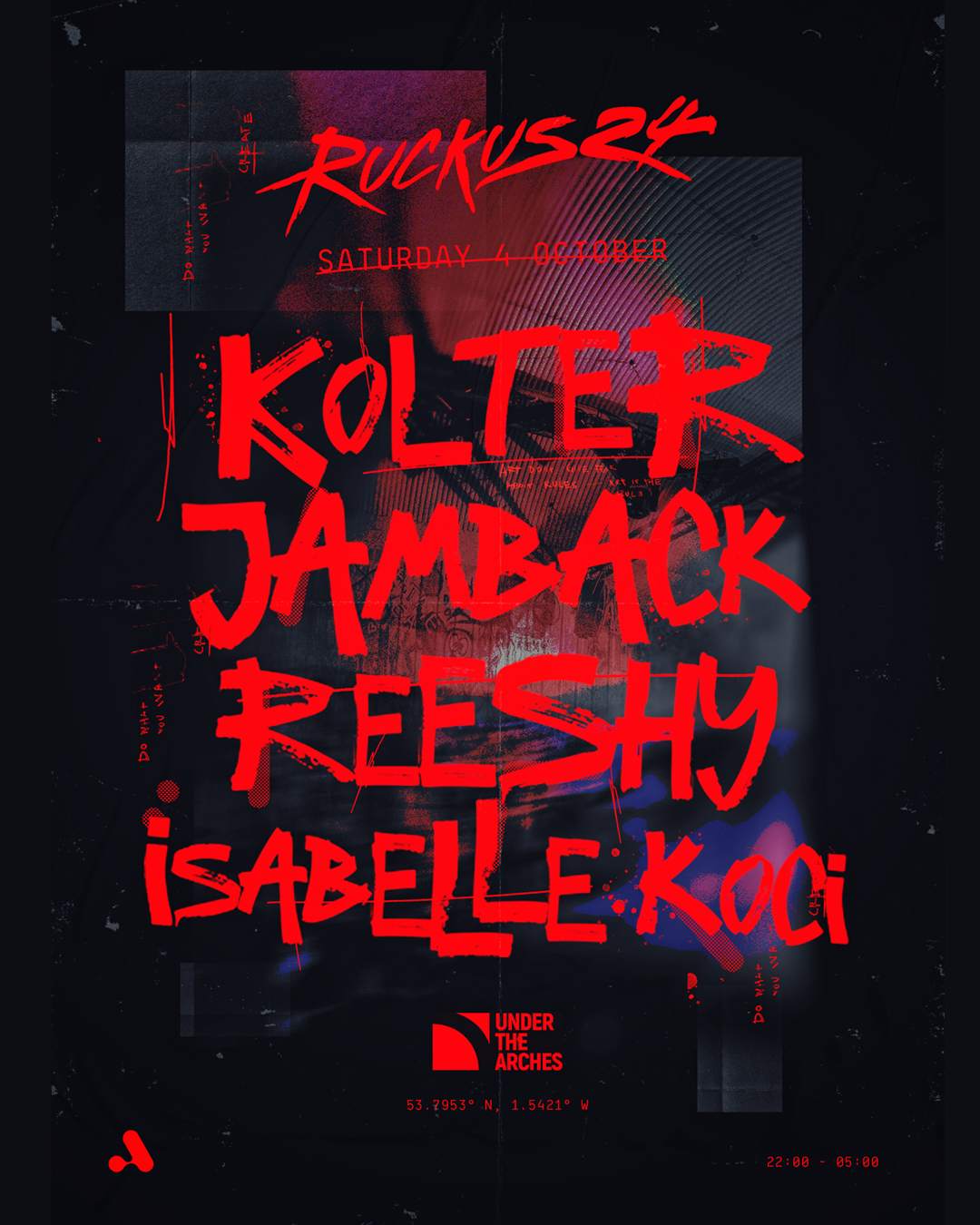 Ruckus24 - Kolter, Jamback, Reeshy at Under The Arches, Leeds