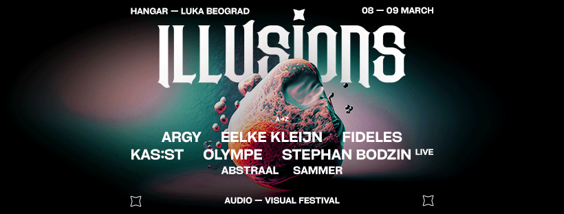 Illusions: Audio-Visual Festival - フライヤー表