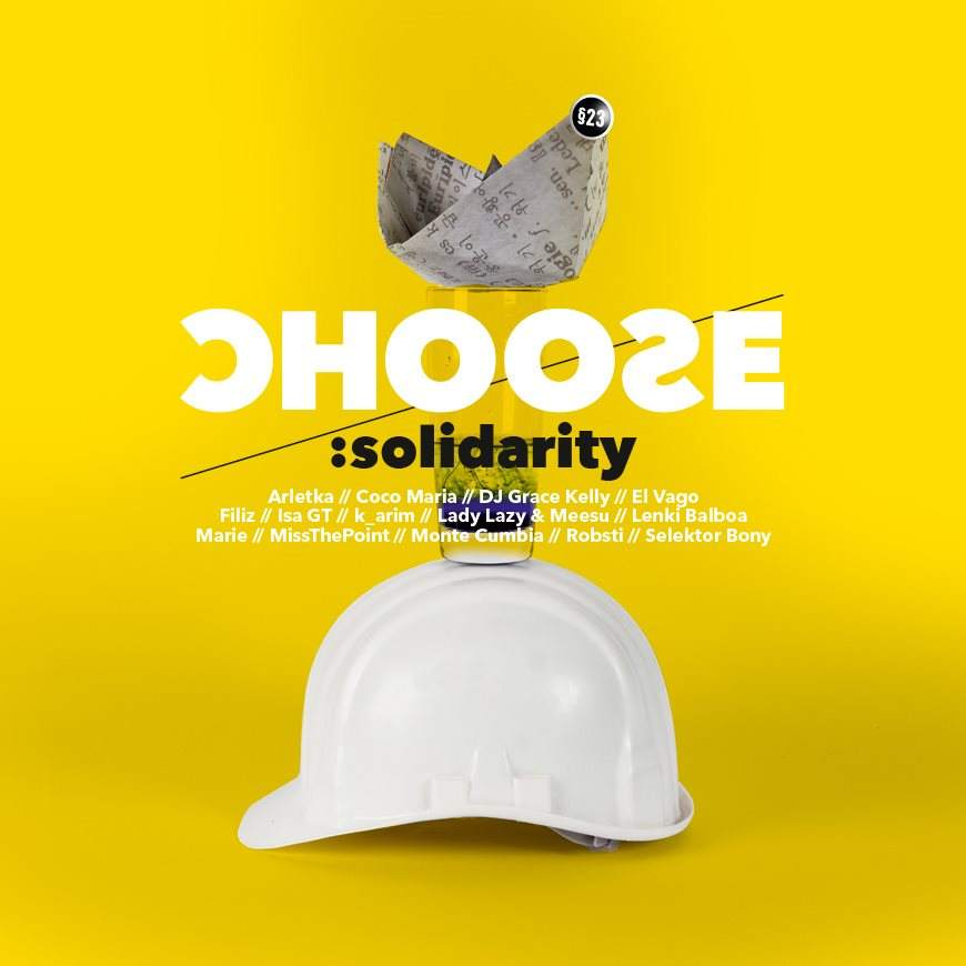 Choose:Solidarity - フライヤー表