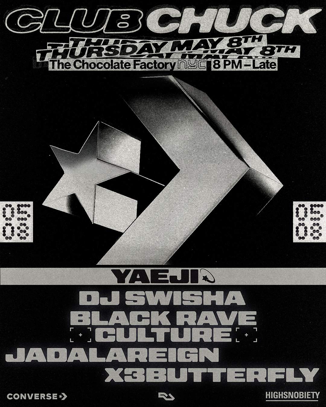 RA and Converse present CLUB CHUCK at The Chocolate Factory, New