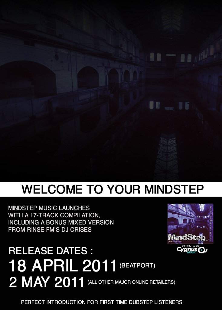 Mindstep Music Label Launch - フライヤー裏
