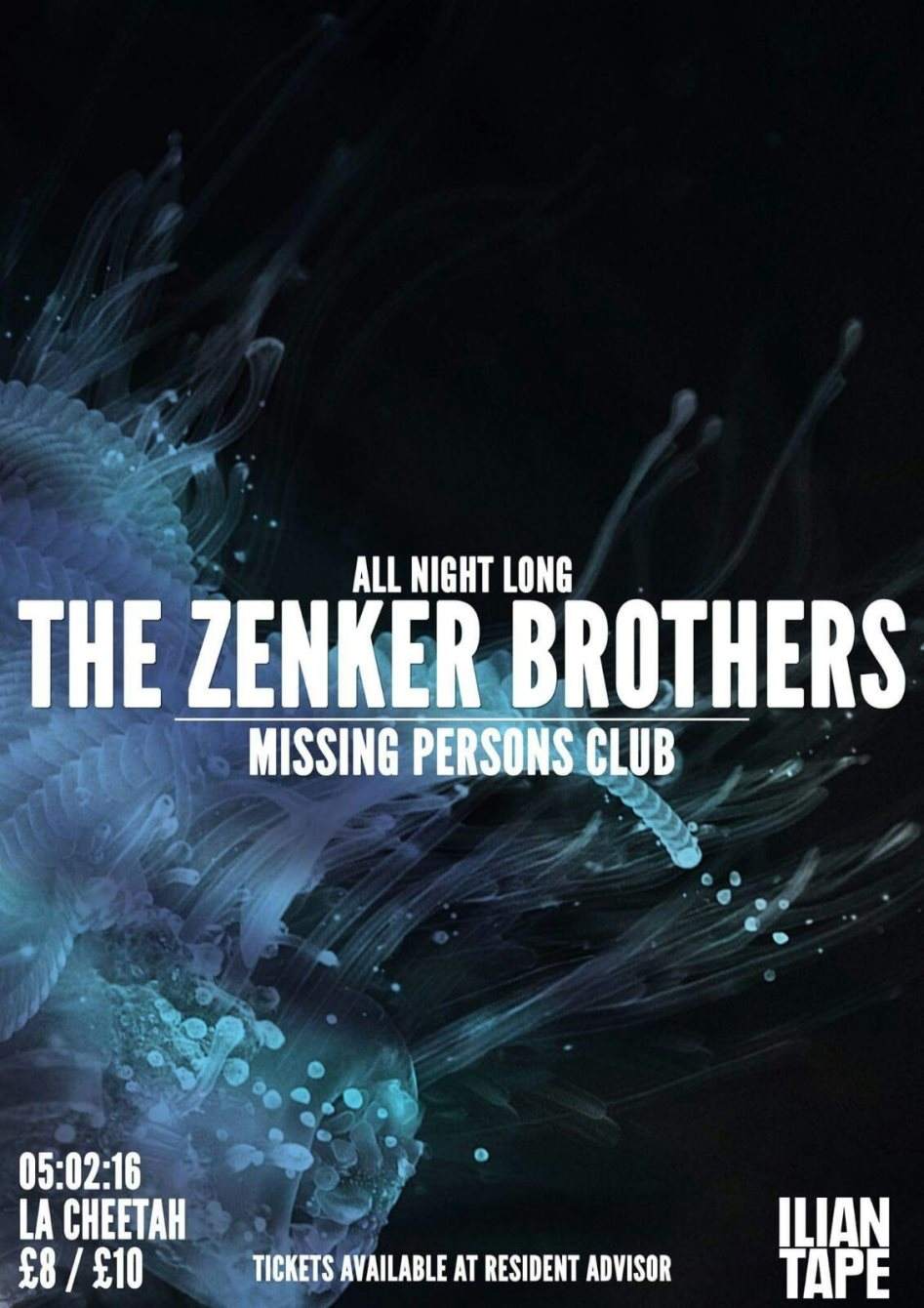 Missing Persons Club with Zenker Brothers (All Night Long) - Página frontal