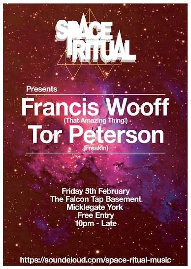 Space Ritual: Francis Wooff & Tor Peterson - Página frontal