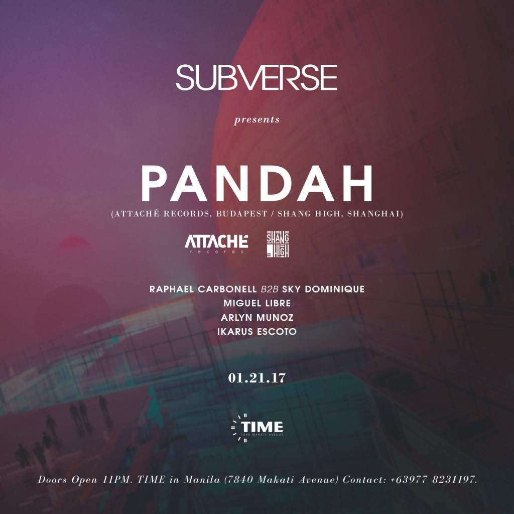 Subverse feat. Pandah - Página frontal