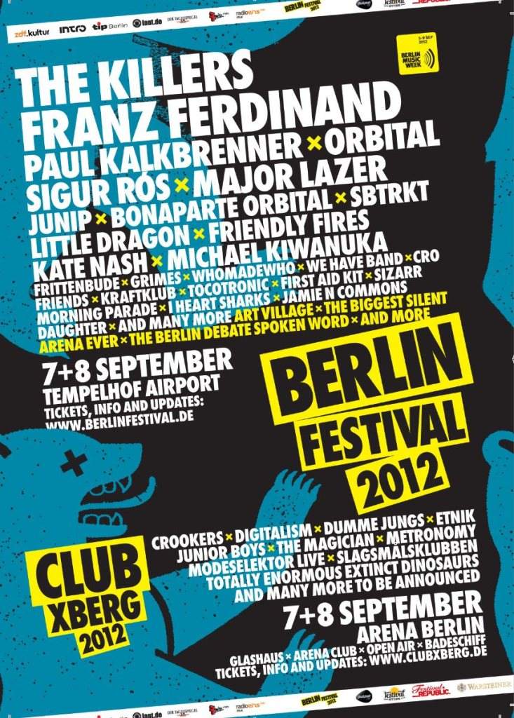 Berlin Festival 2012: Club X-Berg - Página frontal