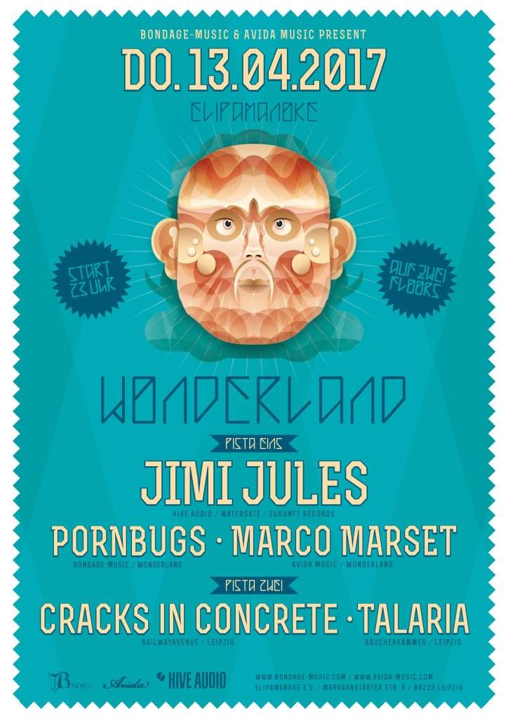 Wonderland with Jimi Jules - Página frontal
