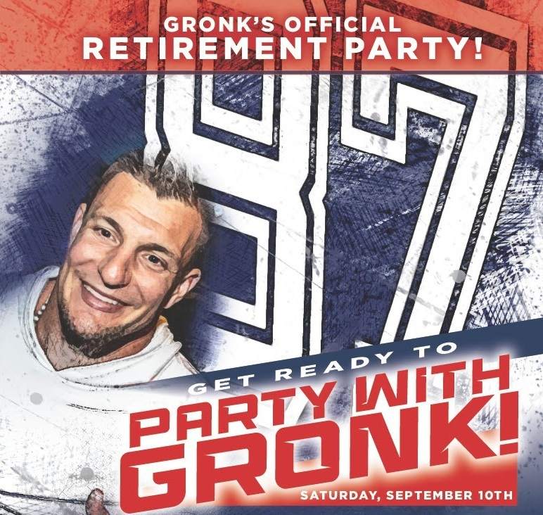 Rob Gronkowski's Official Retirement Party Hotel Package at