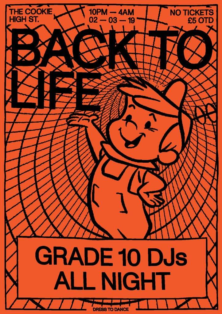 Back To Life with Grade 10 DJs - フライヤー表