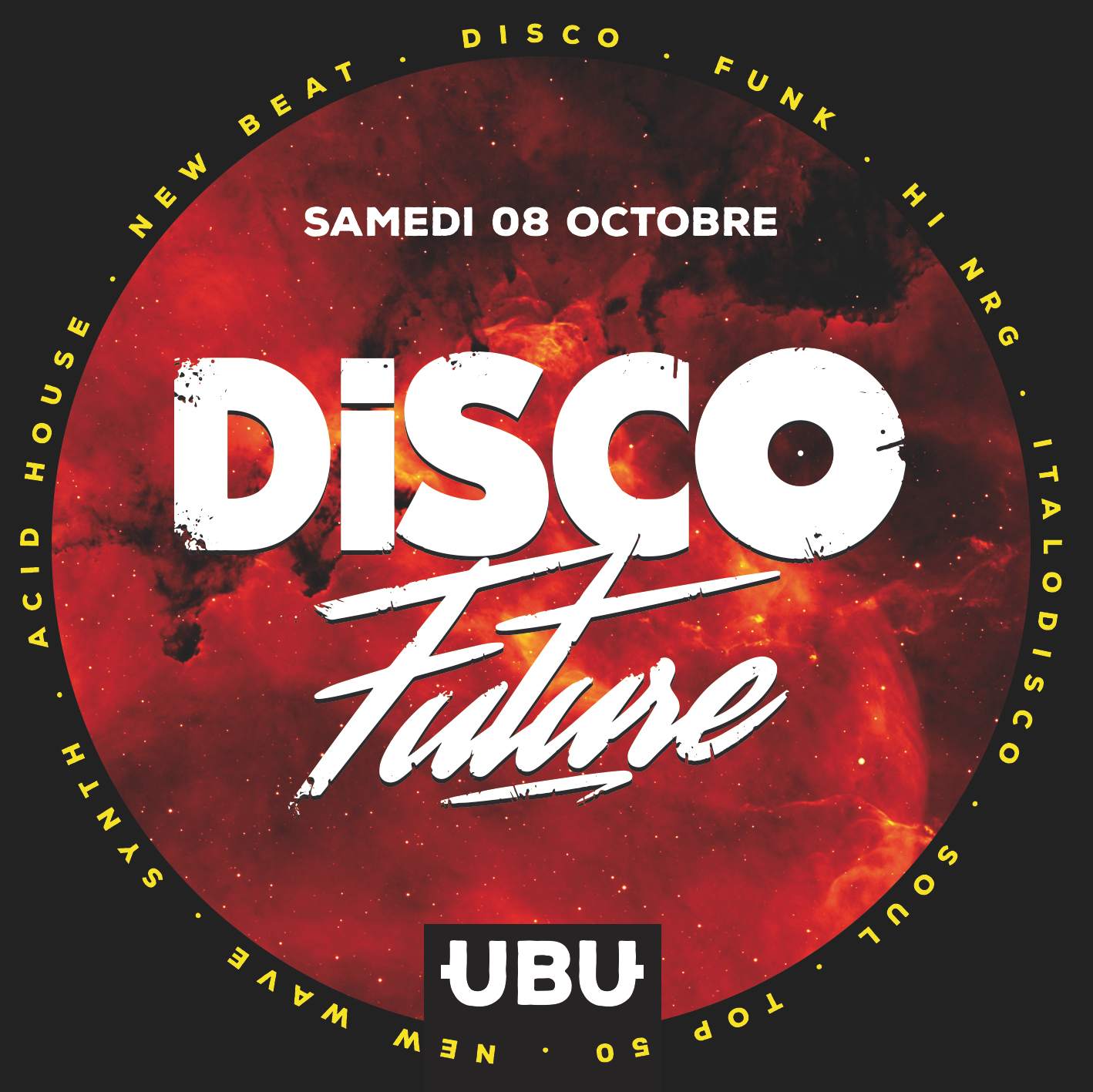 Disco Future - 4th Bday - Página frontal