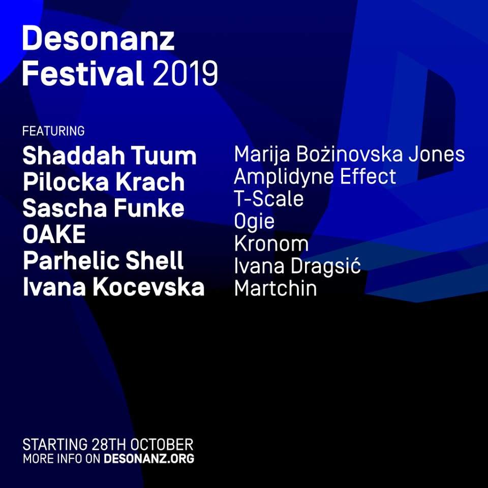 Desonanz Festival 2019 - フライヤー表