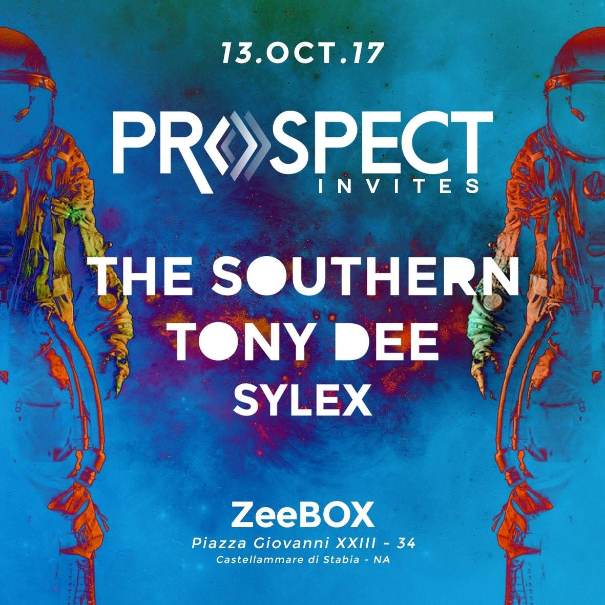 Prospect Invites: The Southern, Tony Dee, Sylex - Página frontal