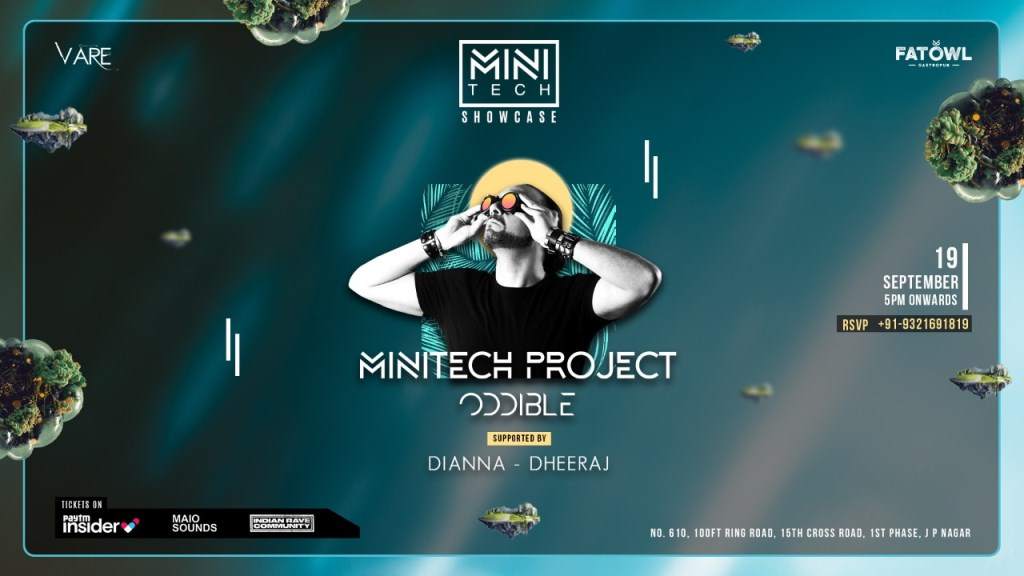 Minitech Showcase Bangalore - フライヤー表