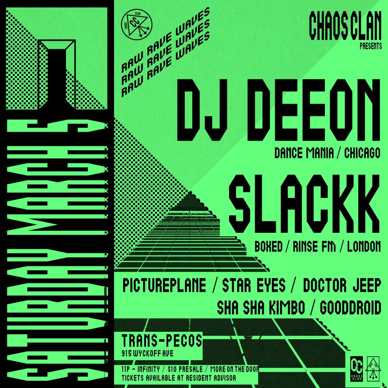 Chaos Clan with DJ Deeon & Slackk - Página frontal