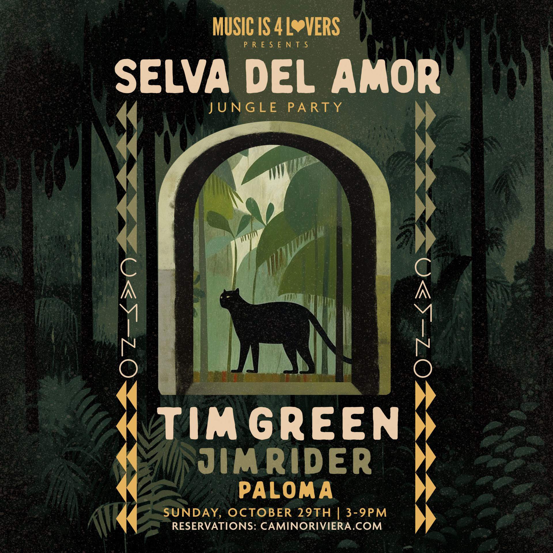 SELVA DEM AMOR [JUNGLE PARTY]: Tim Green - NO COVER - Página frontal