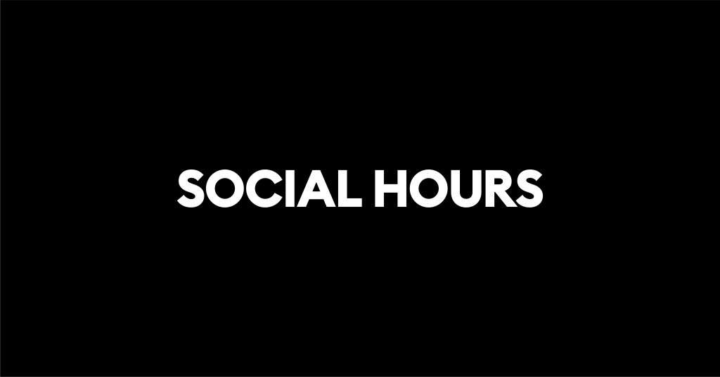 Social Hours with Yoshi - フライヤー表