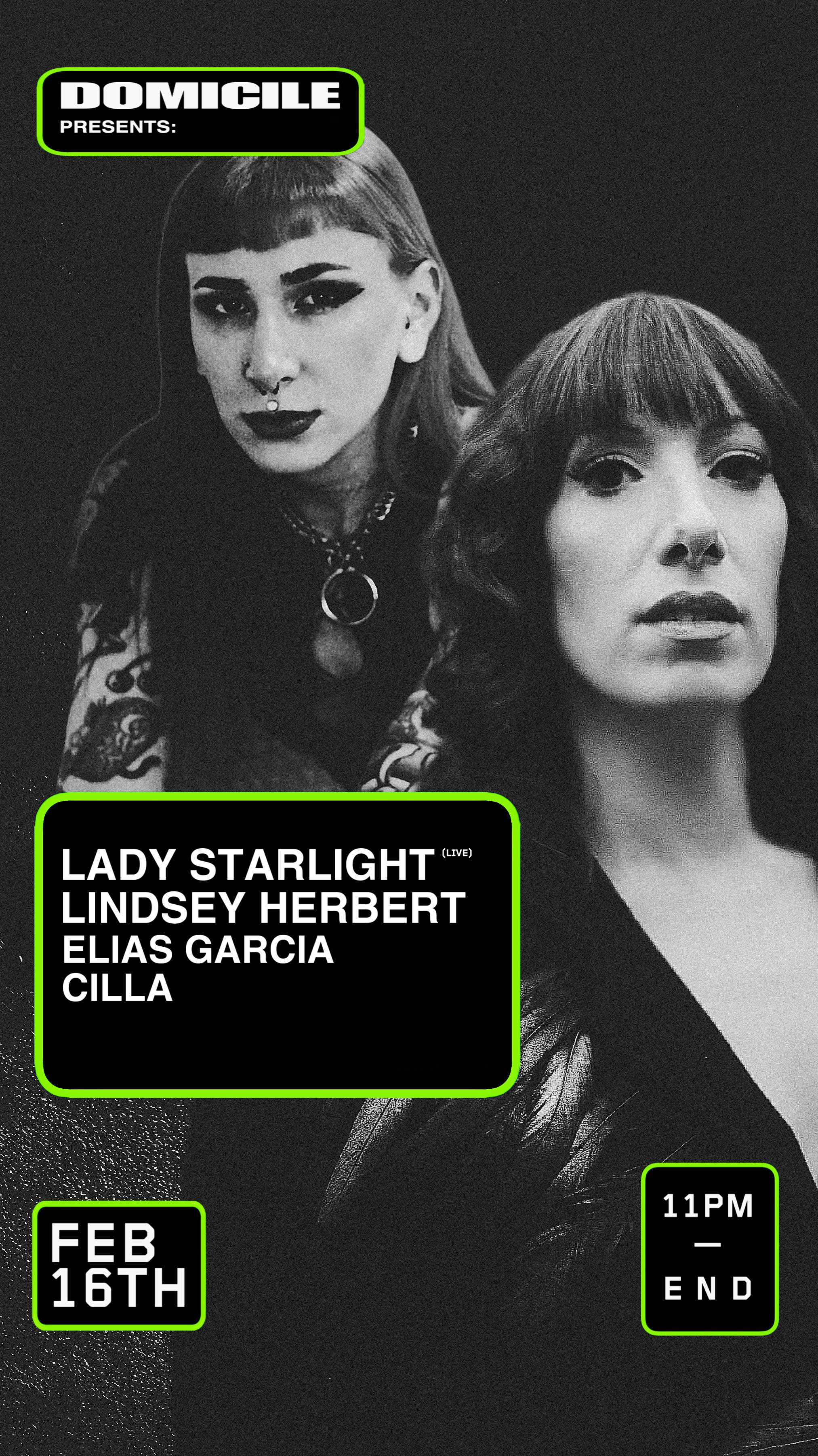 Lady Starlight and Lindsey Herbert - Página frontal