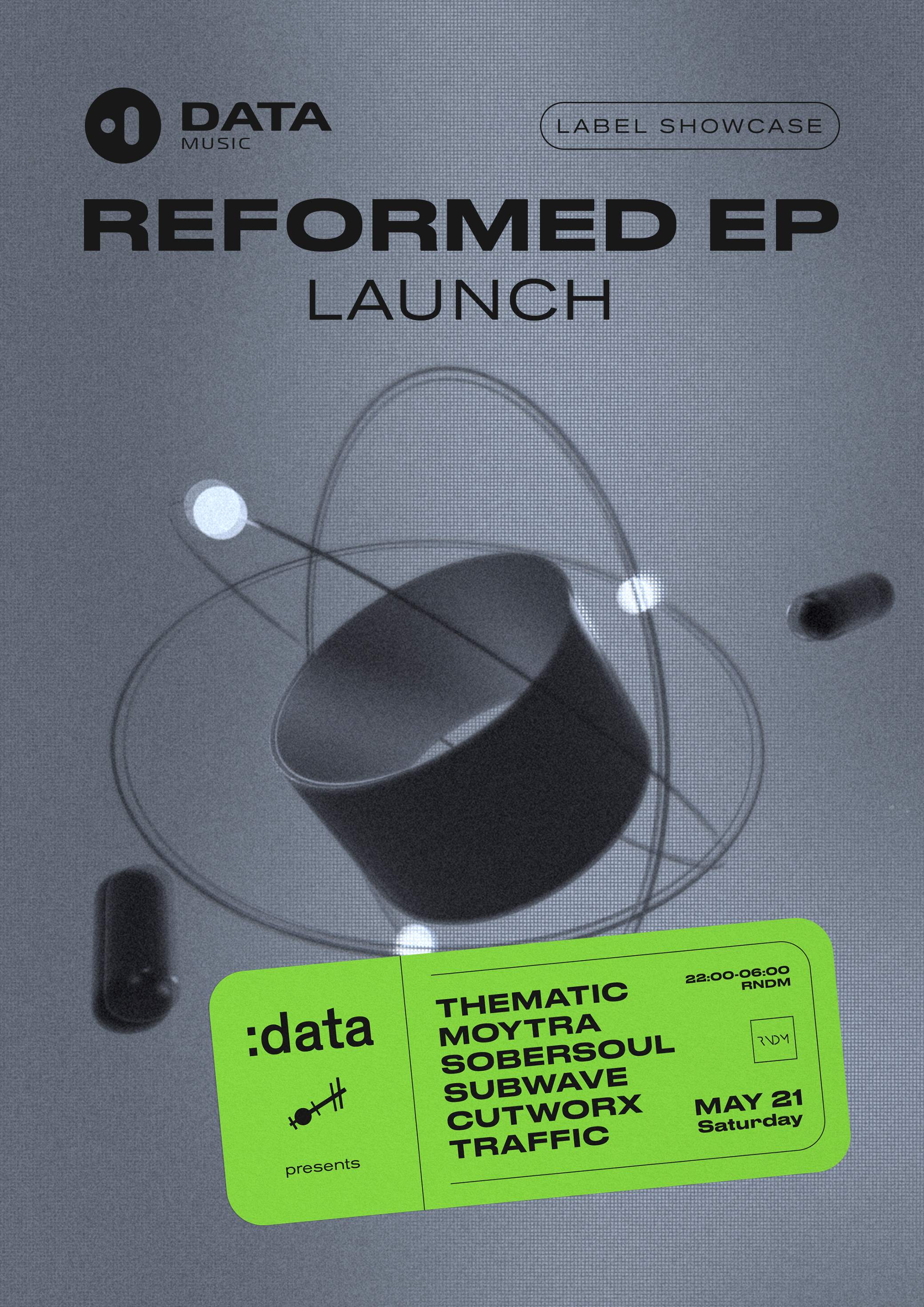 Data Music - Reformed EP Launch - フライヤー表