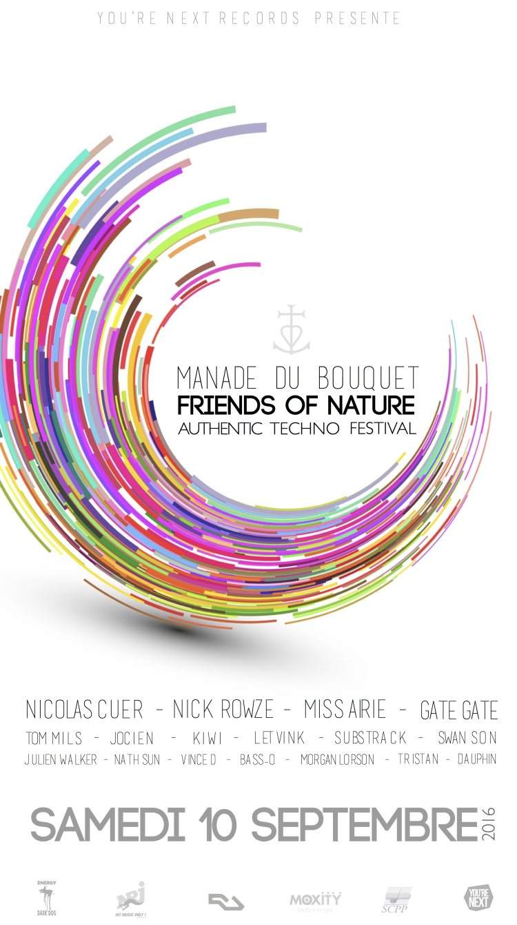 Friends of Nature with Nicolas Cuer, Miss Airie & Nick Rowze - フライヤー表