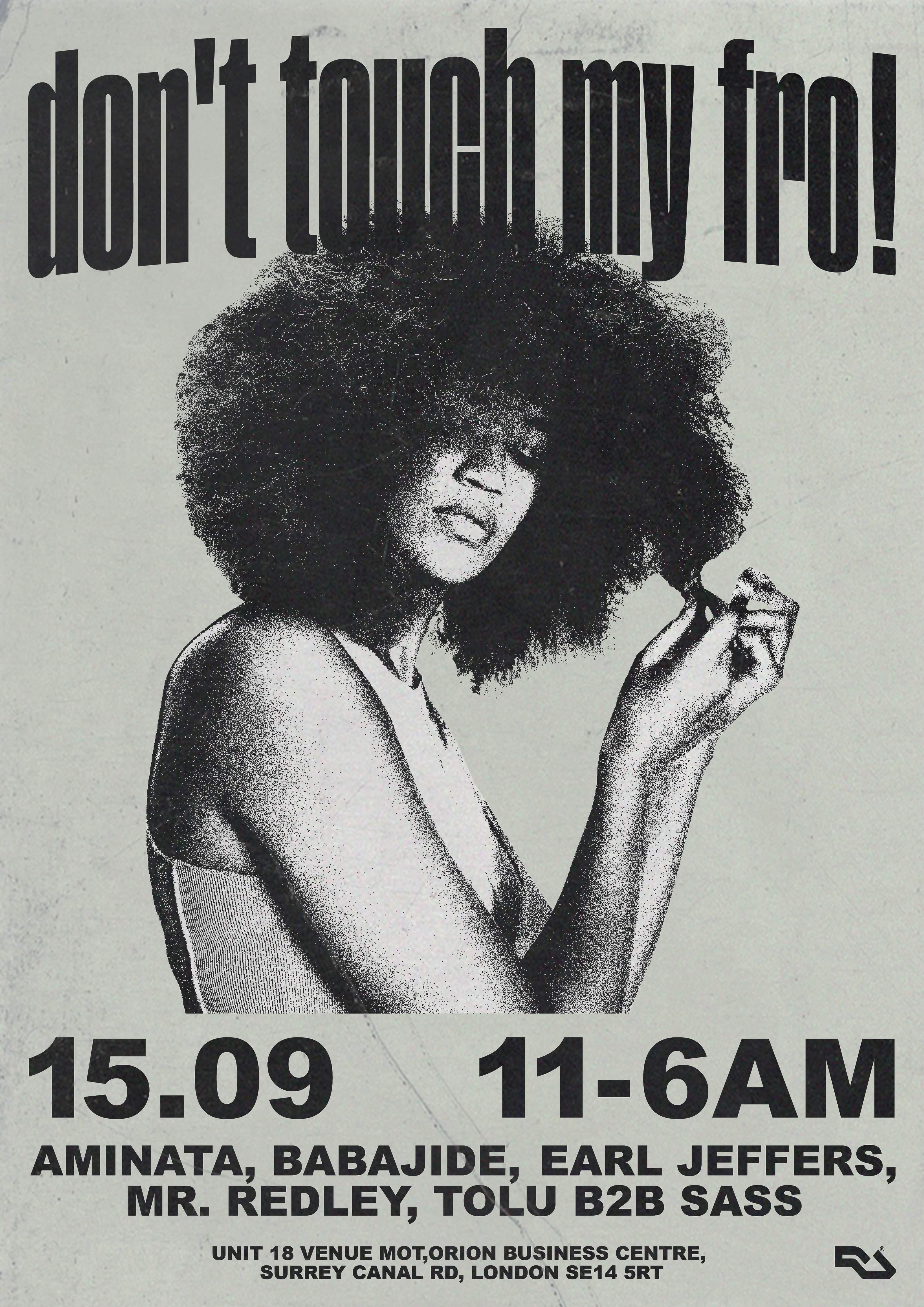 Don't Touch My Fro! - Página frontal
