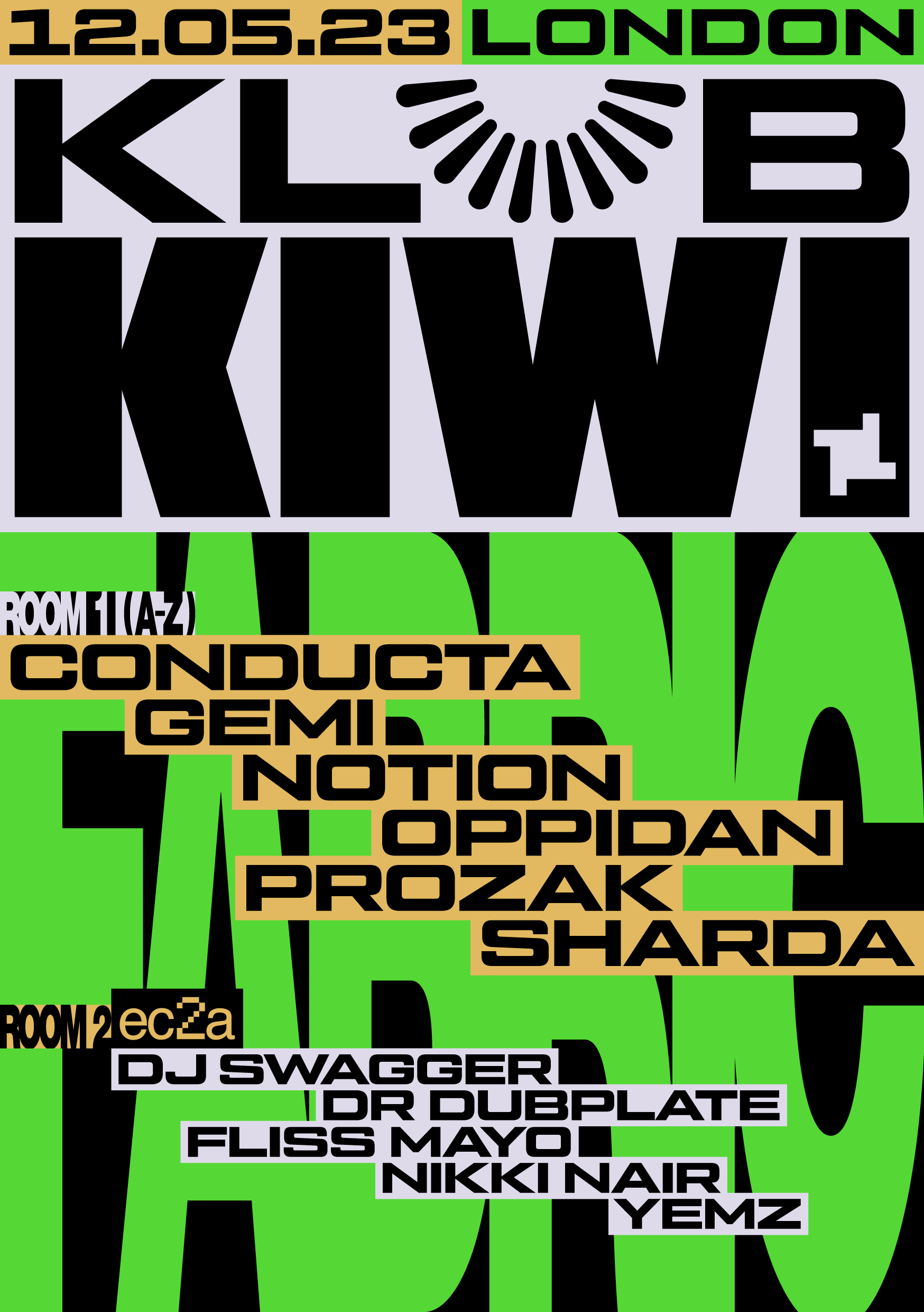 FABRICLIVE: Klub Kiwi & ec2a - Conducta, Dr Dubplate, Notion, Nikki Nair + more - Página frontal