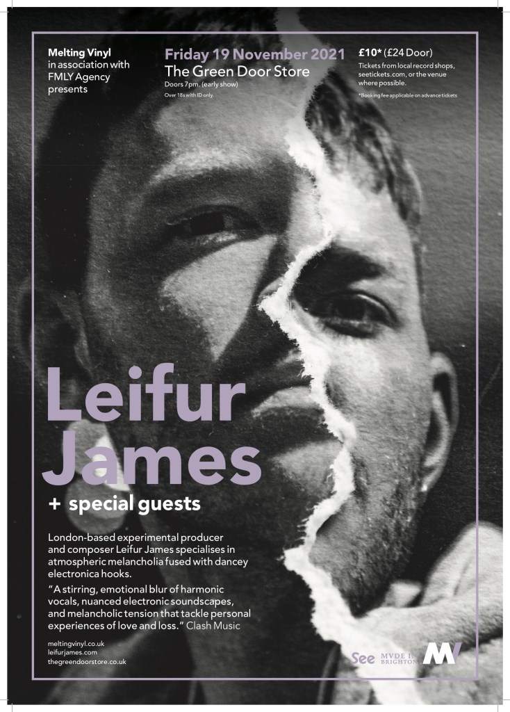 Leifur James Special Guests - フライヤー表