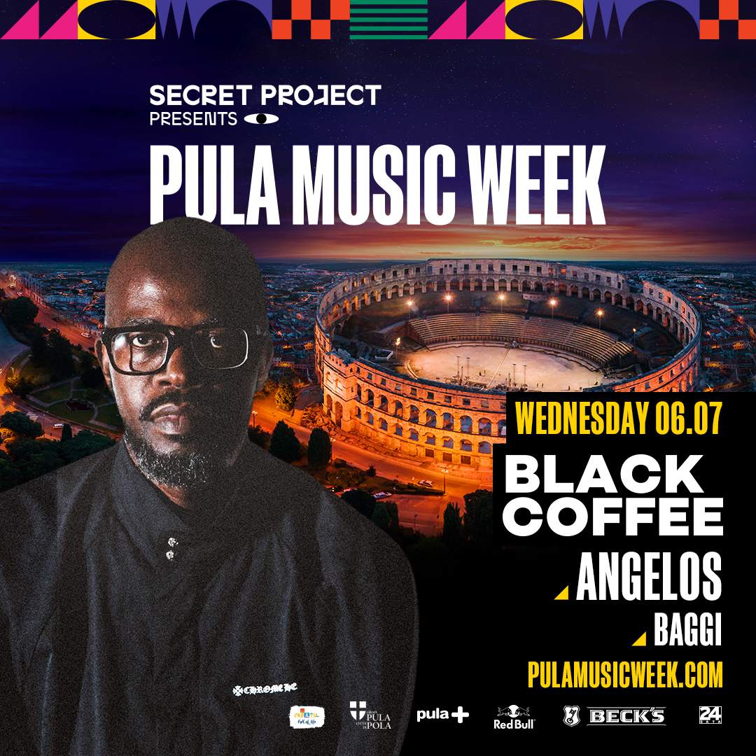 Pula Music Week - Black Coffee + support - Página frontal