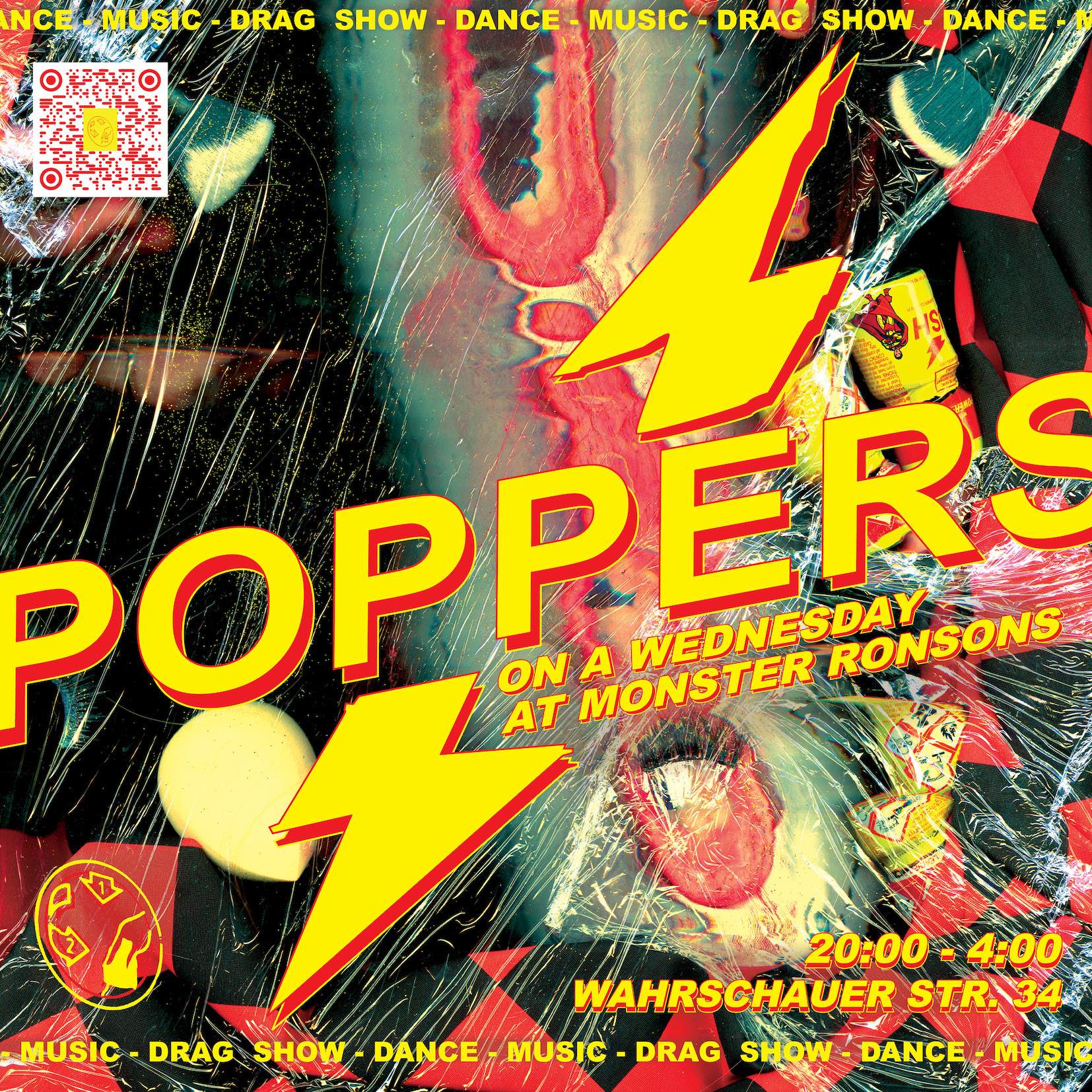 POPPERS PARTY - フライヤー表