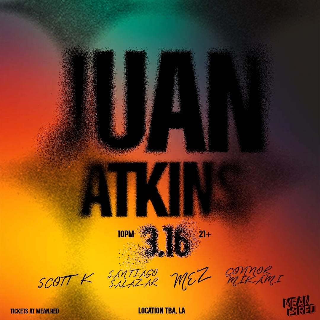 Juan Atkins - フライヤー表