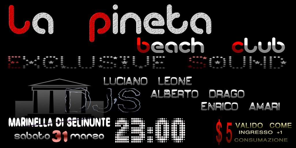 LA Pineta Beach Club - Página frontal