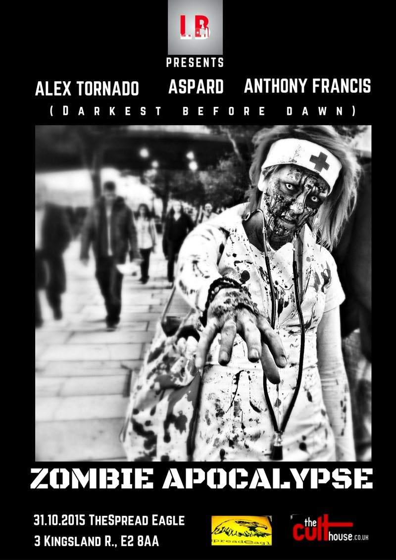 Zombie Apocalypse in Shoreditch, Halloween Party - Página trasera