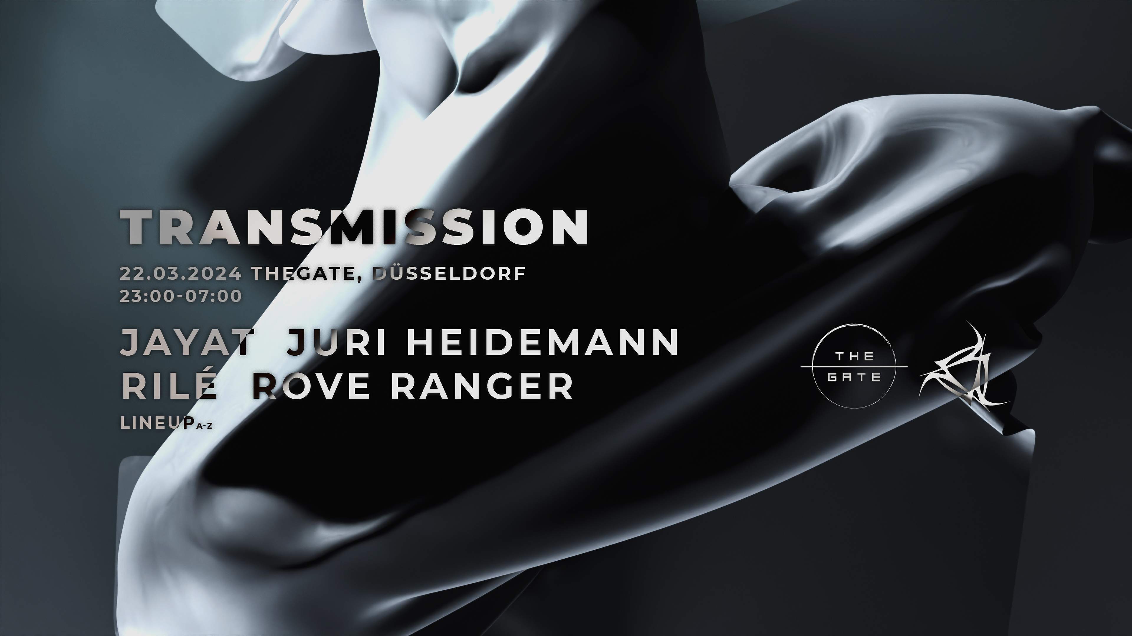 Transmission with Rove Ranger & Juri Heidemann - フライヤー表