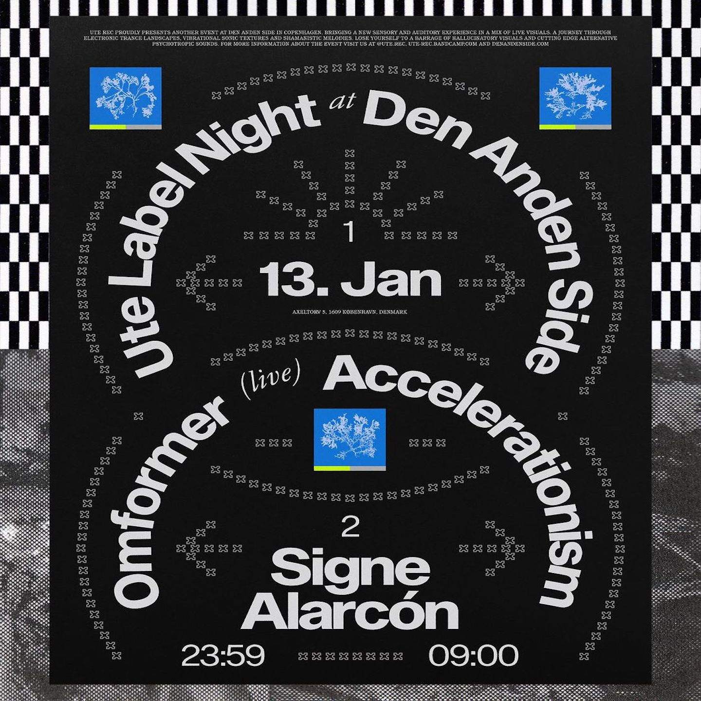 Ute Label Night at Den Anden Side - Página frontal