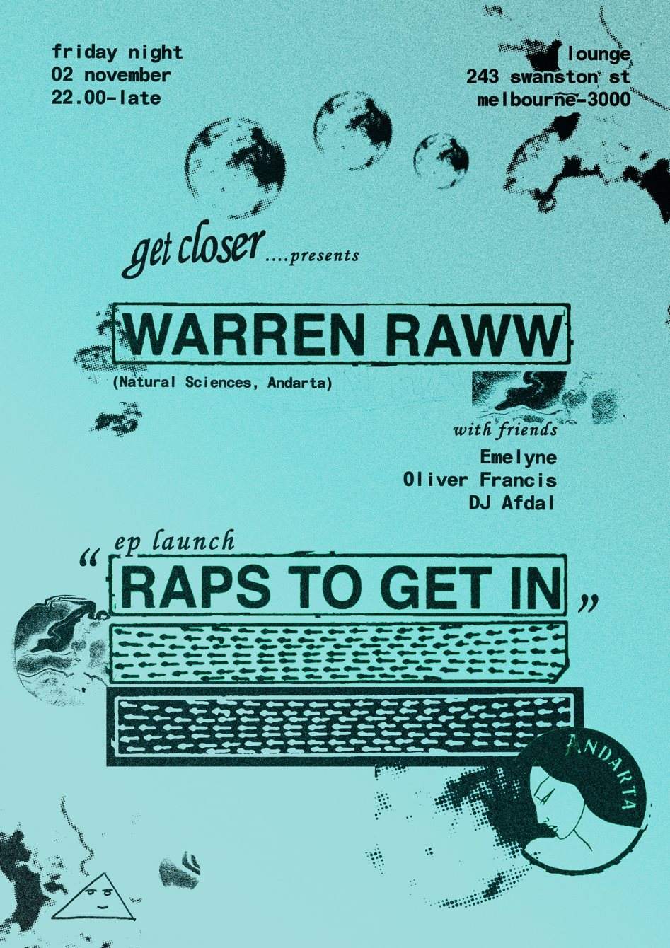 Warren Raww - 'Raps to Get In' EP Launch - フライヤー表