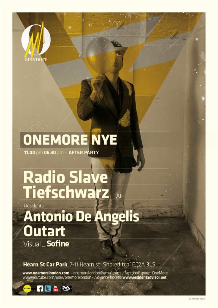 Onemore NYE with Radio Slave & Tiefschwarz - Página frontal
