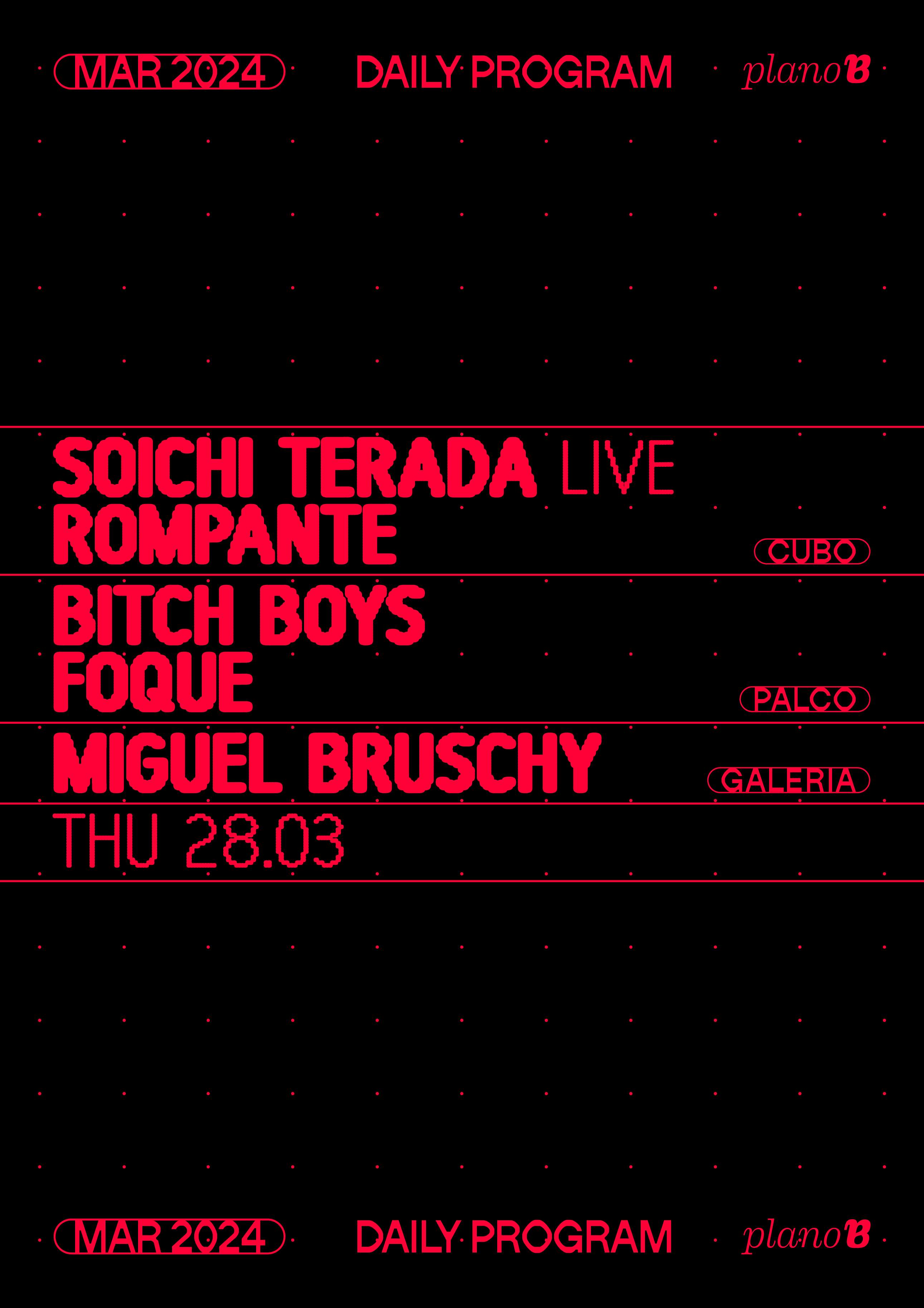 Soichi Terada live + Rompante - Página frontal