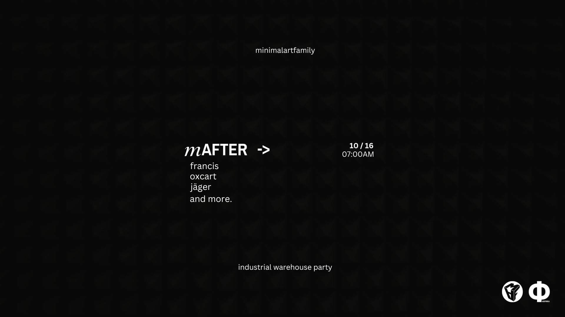 MAFTER at Fabrika, Budapest