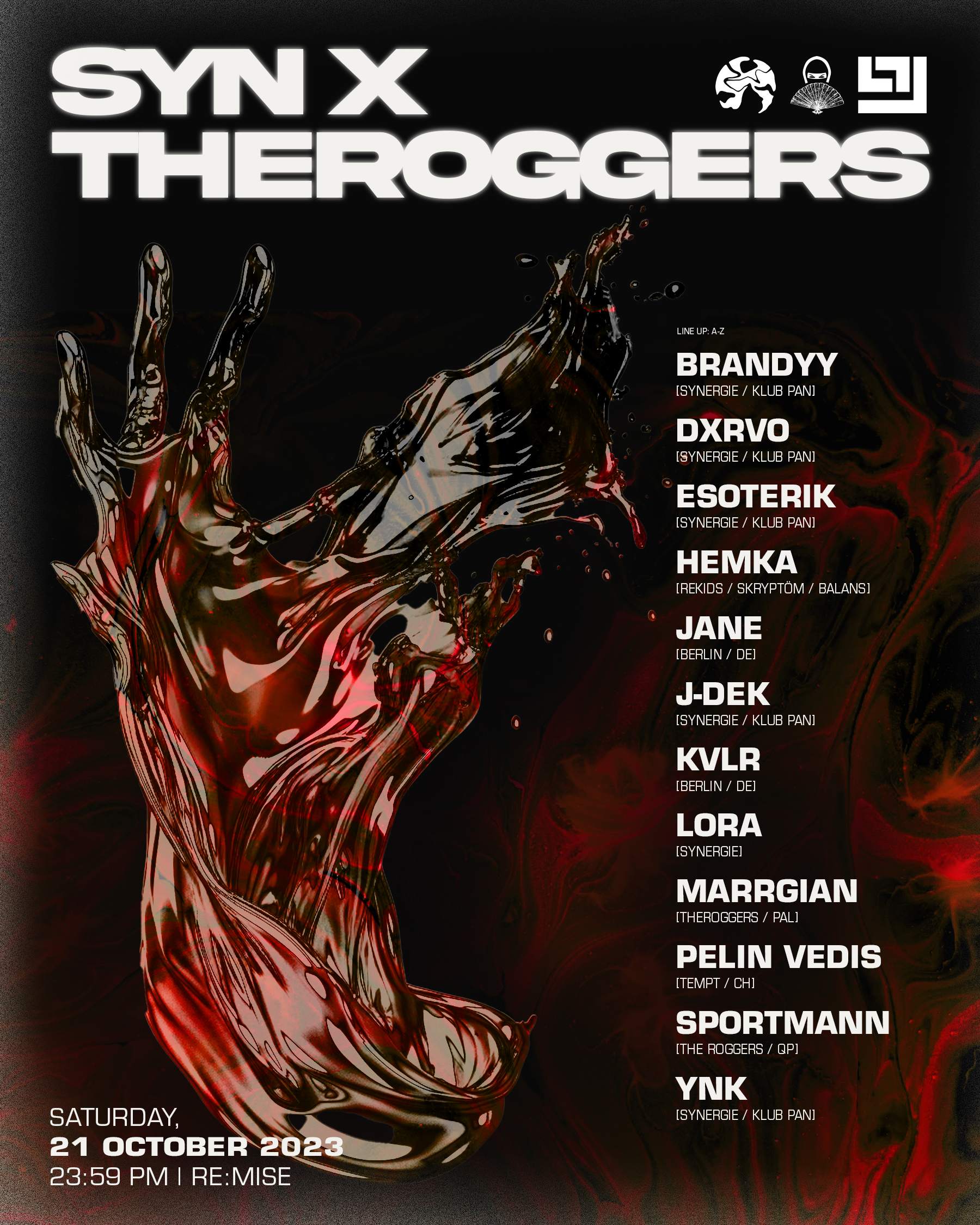 SYN x THEROGGERS - Página frontal