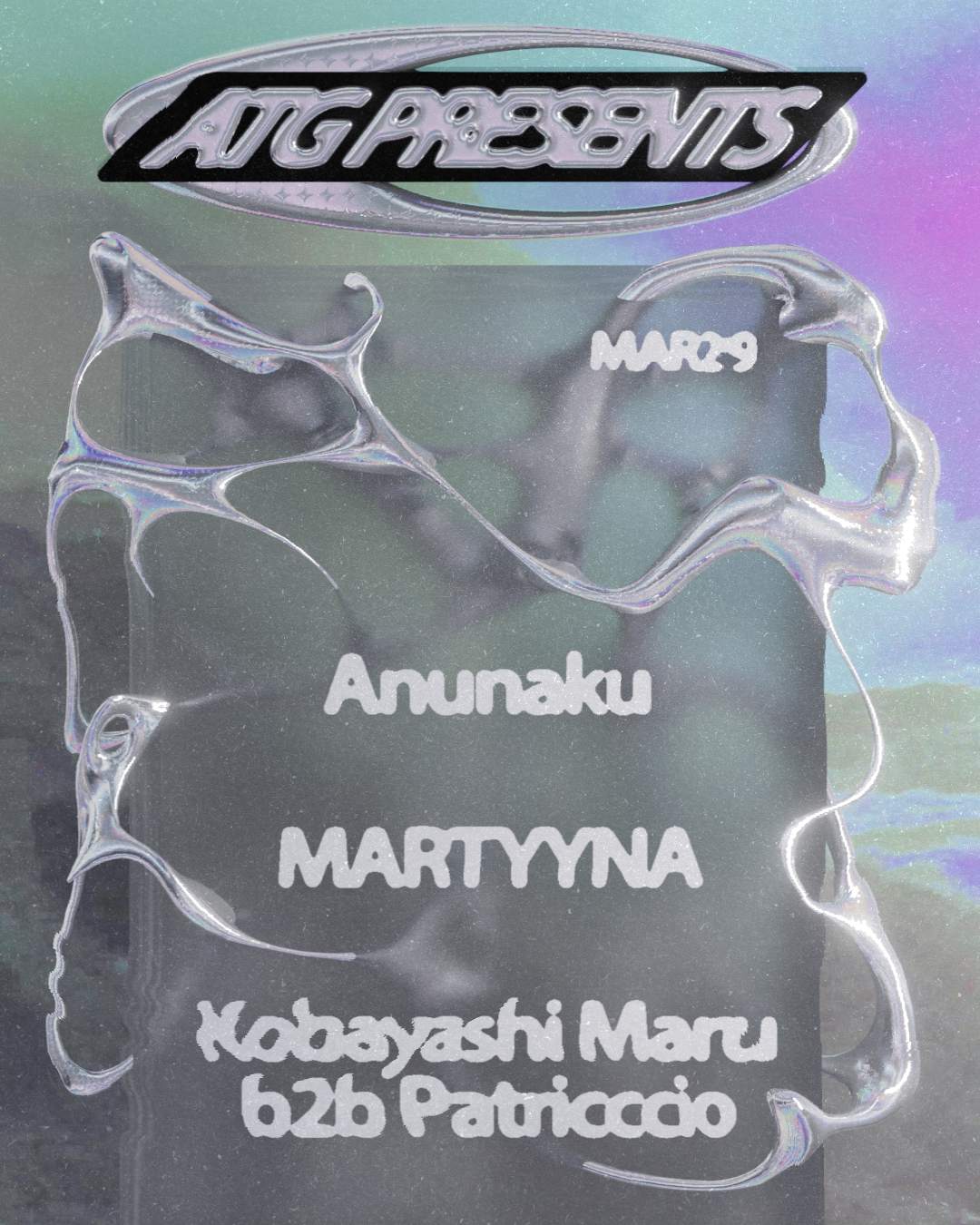 ATG presents: Anunaku, Martyyna, Kobayashi Maru b2b patricccio - Página trasera
