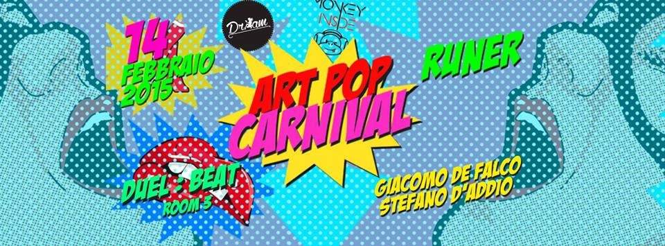 Giacomo De Falco - Art Pop Carnival - フライヤー裏