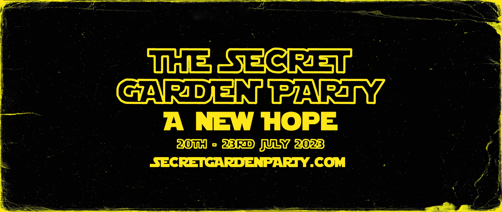The Secret Garden Party - フライヤー表