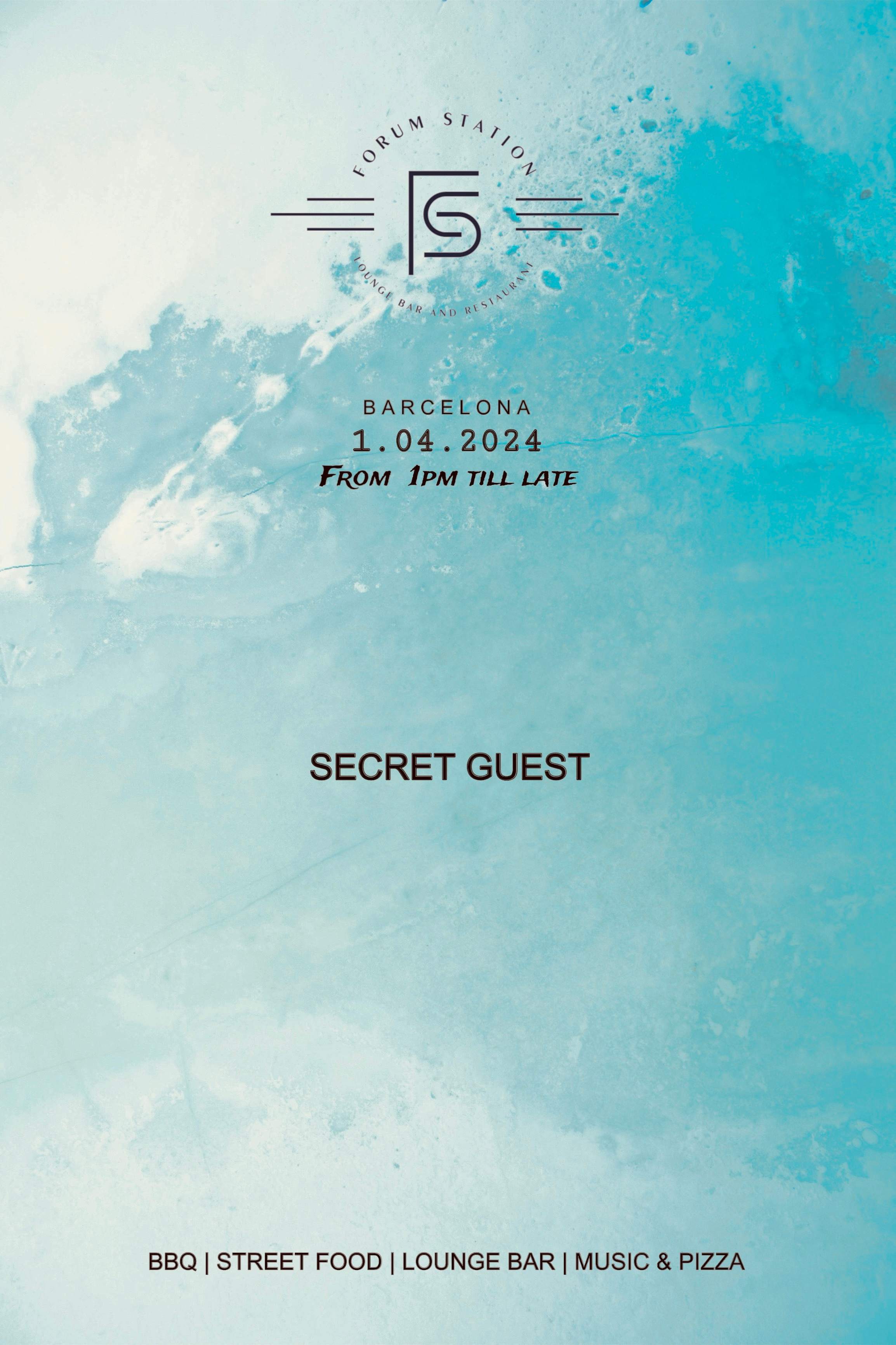 Extra date day time monday at forum station secret guest at forum