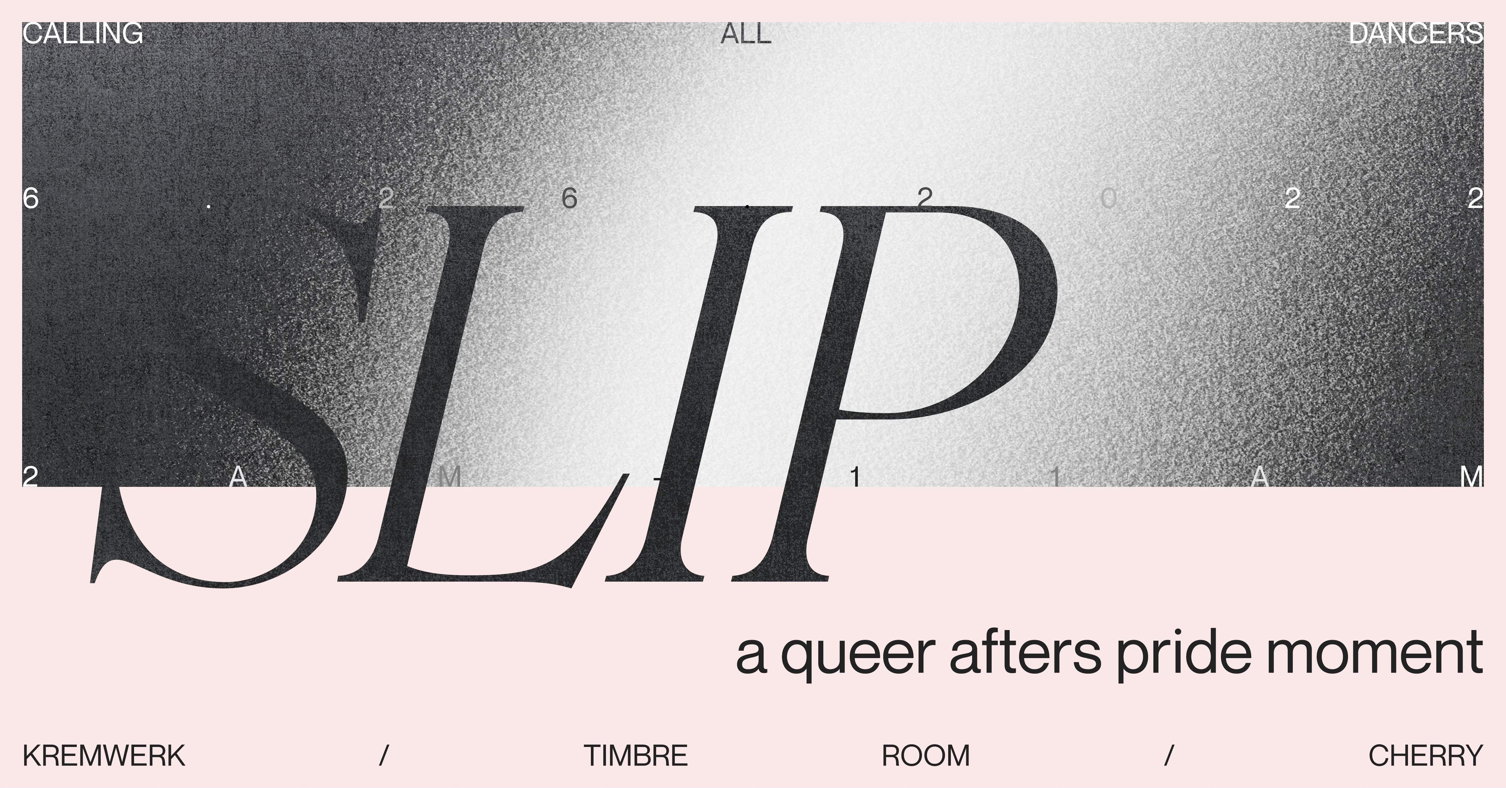SLIP: A Queer Afters Pride Moment - Página frontal