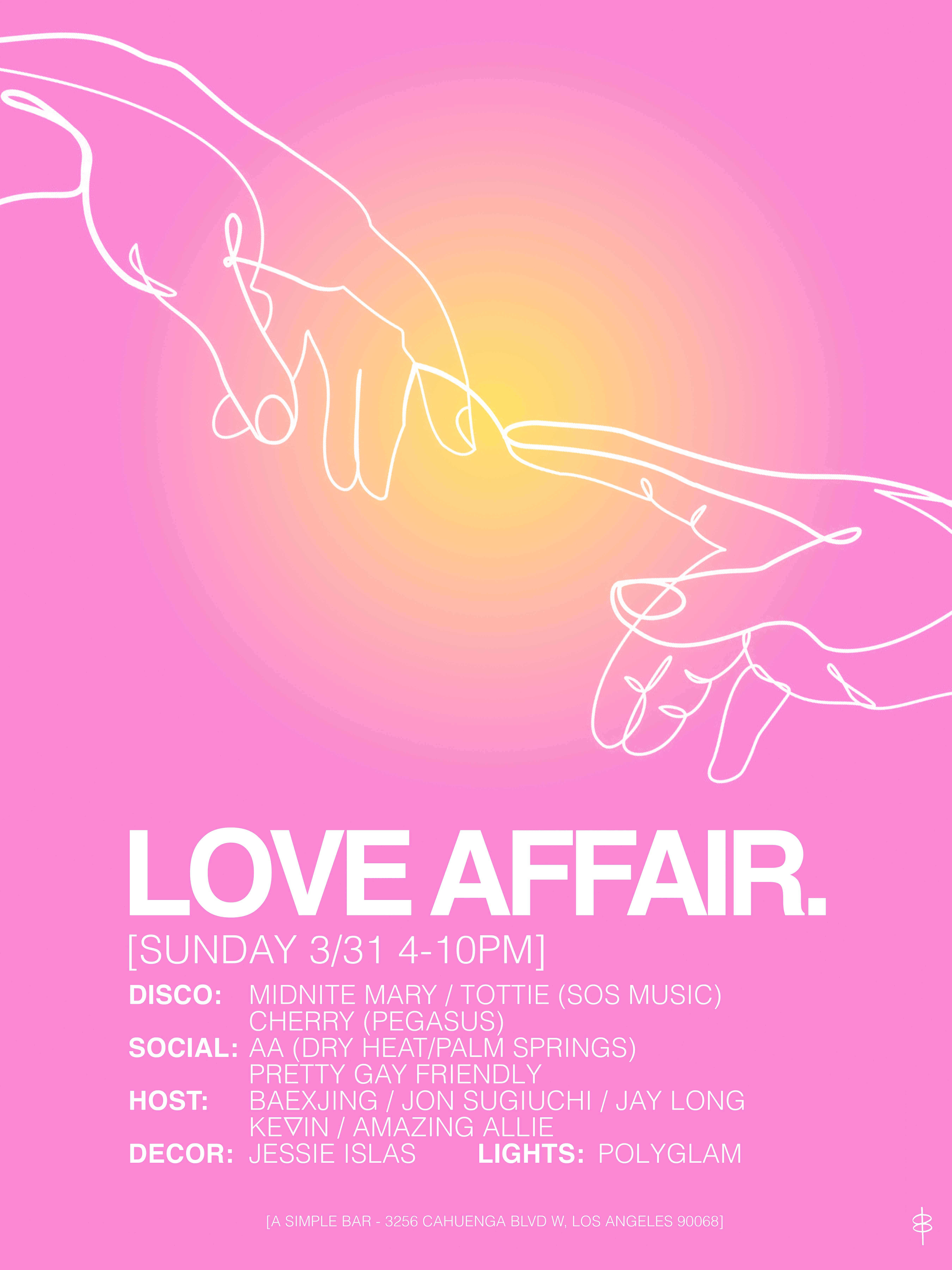 Love Affair - フライヤー表
